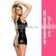 Women Sleeveless Short Sexy Wetlook Chain Club Dress Wholesale