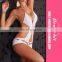 Factory Price Women Hot Sexy White Halter Teddy Lingerie