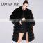 Wholesale High quality Real blue fox fur women coats European style