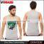 100% cotton printed tank tops for man