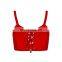 Sexy Ladies Cut-Out Lace up Bra Bralette Bustier Corset Vest Blouse Tank Crop Tops
