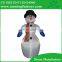 Hot inflatable christmas snowman with LED light for festival outdoor decoration