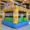 cheap Kindergarten used kid toy inflatable rainbow jumping castle moonwalk for sale