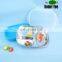 1.1L Oval Two Layers 3 Compartment 4 Locks SUS304 Stainless Steel Insulated Bento Hot Lunch Box