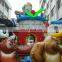 Hot sale commercial grade PVC Tarpaulin brand new FU057 inflatable Boonie Bears fun city