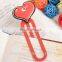 lovely cartoon characters custom made rubber book marks,soft pvc bookmark
