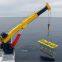 Telescopic boom marine cranes in low peice for sale