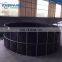 0.75mm black waterproof pond/dam liner low price HDPE Geomembrane Sheet for fish farming