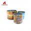 Factory direct sale round paint tin cans can bucket with lid