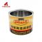 High quality 1l round tin spackling compound can 185ml for paint empty