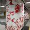 Flat Aluminum Veneer Home City Red Pattern