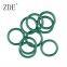 Green O Ring FKM Rubber Ring Seal 2mm Thick