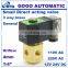 12v Water Solenoid Valve 3 Way Brass 1/4 Inch