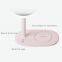 Wireless Fast Charger LED Makeup Mirror with Table Lamp