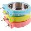 Corrugated Buckle Design Stainless Steel Mixing Bowl Cats Dogs Pets Feeder Water Bowl Neck Protection