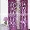 Competitive Price white damask velvet voile window curtains panel