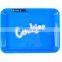 HQP-XJ07 HongQiang NEW LED Wholesale Cheap Cigarette Rolling Tray Portable Metal Tinplate Automatic Luminous Tray