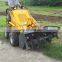 garden soil removing digging mini skid steer loader machine