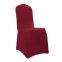 White Flat Front Stretch Spandex Banquet Chair Cover for Wedding Party Dining Banquet Event