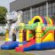 Jungle Elephant Inflatable Bouncer Jumping Castle Combo Commercial Bounce House With Slide