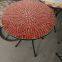 metal outdoor folding table coffer table round table
