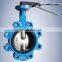 Plug Connection 150LB 300LB Cast Iron Manual Butterfly Valve With Handle