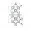 SHENGXIN 4080 Industry production line aluminum t-slot v-slot channel