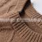 Unisex Merino Wool Cashmere Blend Cable Knit Pullover Women Soft Jumper Men Sweater