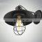 Loft Iron Black Industrial Style Adjustable Shade Led Wall Lamp for indoor
