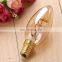 Gold Edison LED Filament Bulb C35 Vintage Spiral Lamp Super warm Soft Filament bulb Dimmable