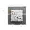 EU Standard Wall Socket Grounded With 2 USB Charge Port Hidden Soft LED + 1 Gang 1 Way On / Off Light Switch PC Panel