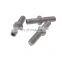 fastener cnc lathe part double end threaded stud with hex bolt nut for car automobile