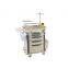 Emergency Trolley Hospital ABS Emergency Crash Cart With Drawers Medical Cart Supplies