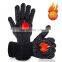 BBQ Kitchen Heat Resistant Grill Silicone Lined Aramid Fiber Mitt Gloves