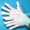 Anti static Polyurethane Coating Inspection Working Gloves PU Top Fit Gloves PU Fingertips Coated Cleanroom Gloves