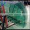 Top quality tempered bent glass