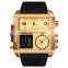 2018 Trendy analog digital wristwatches custom men watch Skemi 1391 genuine leather watch strap luxury relojes hombre