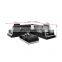 G8045B L shaped sofa modern design genuine leather living room sofa set