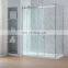 glass bathroom shower room sliding shower barn door with hardware