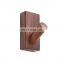 concise nordic style walnut beech wood coat hook rack for clothes hats