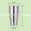 Best Selling 30oz 20oz Stainless Steel Double Wall Sublimation Tumbler