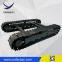 China gold manufacturer customized steel track undercarriage for mini crawler excavator drilling rig machinery