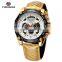 Forsining 6910 24 Hours Mechanical Men Watches Water Proof Luxury Automatic Chronograph Watch