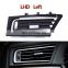 Original Full Chrome Console Heater Vent Outlet Grille Replacement For BMW 7 Series F01 F02 730 735 740 64229112151