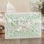 2016 Awsome Folder Laser Cut Sleeve Wedding Invitation Card with Knotbow
