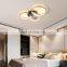 Golden Modern LED Ceiling Light Indoor Circle Surface Install Ceiling Light for Home Decoration