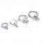 Wholesale Eye Bolt 304 Stainless Steel Marine Lifting Eye Screws Ring Loop Hole for Cable Rope Eyebolt Hook