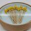 9-12cm wholesale natural decoration disposable 100% moso bamboo fruit food sticks