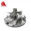 Investment casting supplier Aluminum centrifugal pump impeller parts