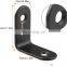 Wholesale 90 120 Degree Black Stainless Steel L Angle Bracket Corner Bracket For Fence Shelf Bed Cabinet Furniture